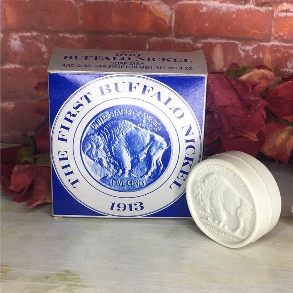 Vintage Avon The First Buffalo Nickel 1913  Decorative Soap
